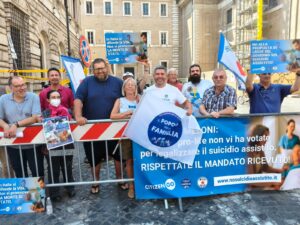 IN DIFESA DELLA VITA, SEMPRE! A ROMA PER MANIFESTARE CONTRO LA PDL SUL SUICIDIO ASSISTITO